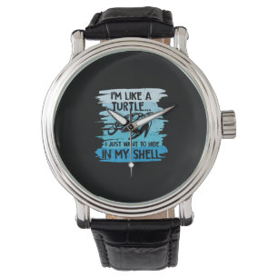 Montre Turtle Lover Je Suis Comme Une Tortue