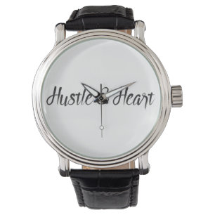 Montre Typographie de l'agitation et du coeur
