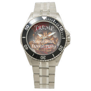 Montre Typographie élégante Photo de paysage moderne Trum