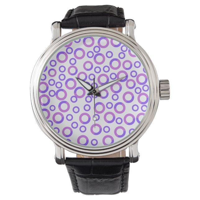 Montre typographie moderne script élégant (devant)