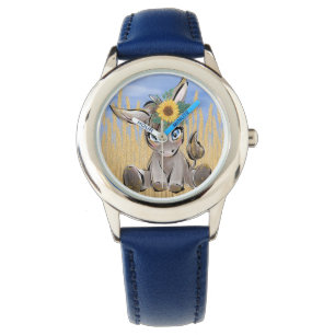 Montre Ukraine Sky Donkey avec des tournesols
