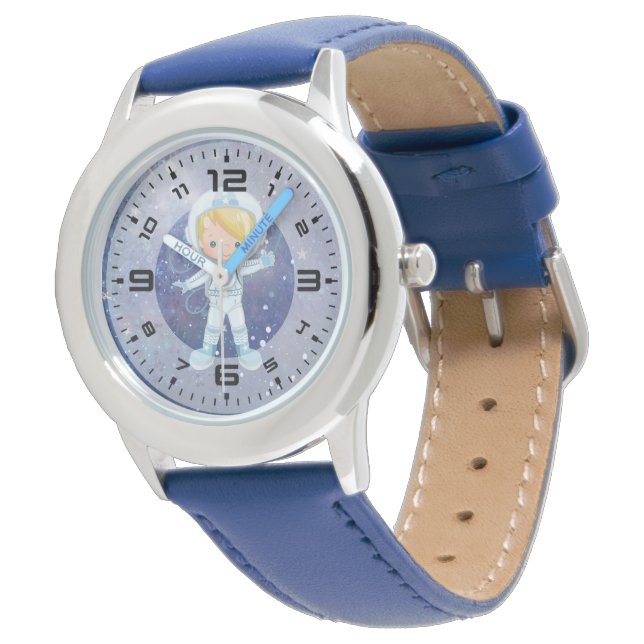 Montre Un garçon astronaute Espace extra-atmosphérique (Incliné)