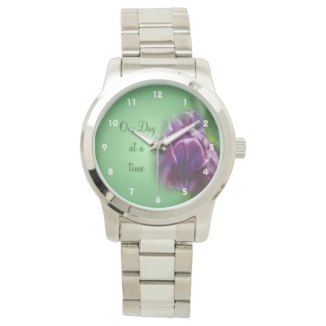 Montre Un Jour À La Fois Inspiration Tulipe (devant)