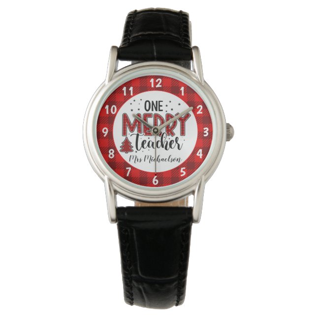 Montre Un joyeux enseignant Noël Sublime (devant)