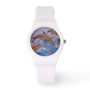 Montre Un morceau de dauphins de saut