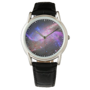 Montre Un Spectacle De Lumière Galactique En Galaxie Spir