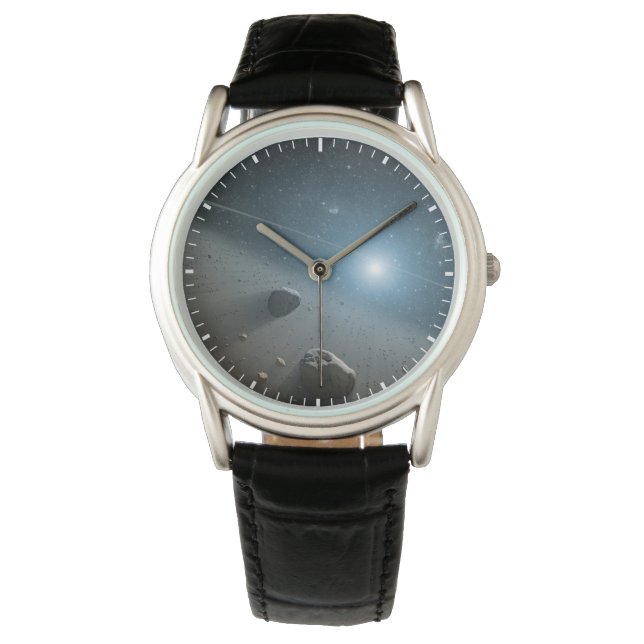 Montre Une Ceinture Astéroïde Autour De L'Étoile Lumineus (devant)