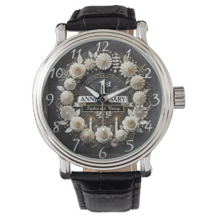 Montre Une couronne papier intemporelle pour l'anniversai