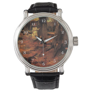 Montre Une fille blanche dans les bois, Vincent van Gogh
