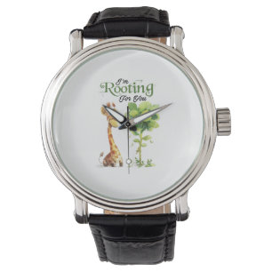Montre Une Jolie Petite Girafe Avec L'Arbre, Racontant Po