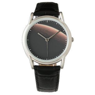 Montre Une Partie De Mars À La Limite De La Lumière Et De