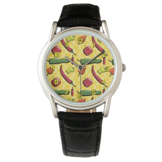 Montre Une sélection de piments Watch (devant)