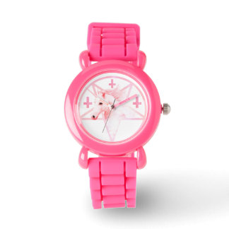 Montre Unicorne rose & Pentacle Watch