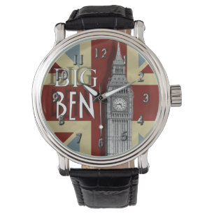 Montre Union Jack London Big Ben