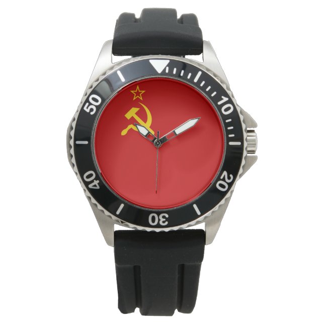 Montre Union soviétique (URSS) (marteau communiste et fau (devant)
