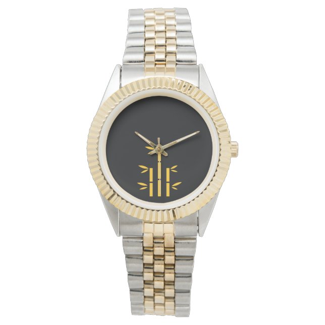 Montre : Unisex Two-Tone Bracelet Watch (devant)