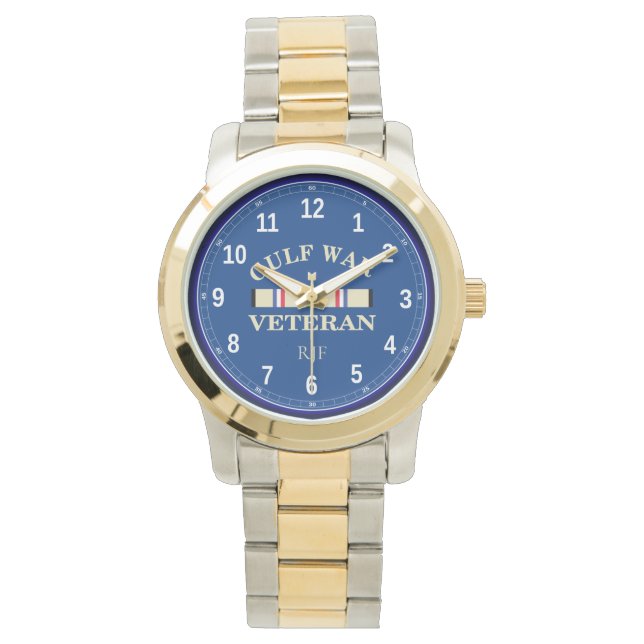 Montre unisexe avec bracelet 2 tons (devant)
