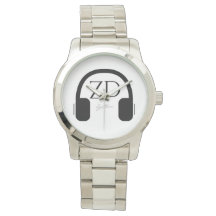 Montre unisexe avec gros bracelet argent