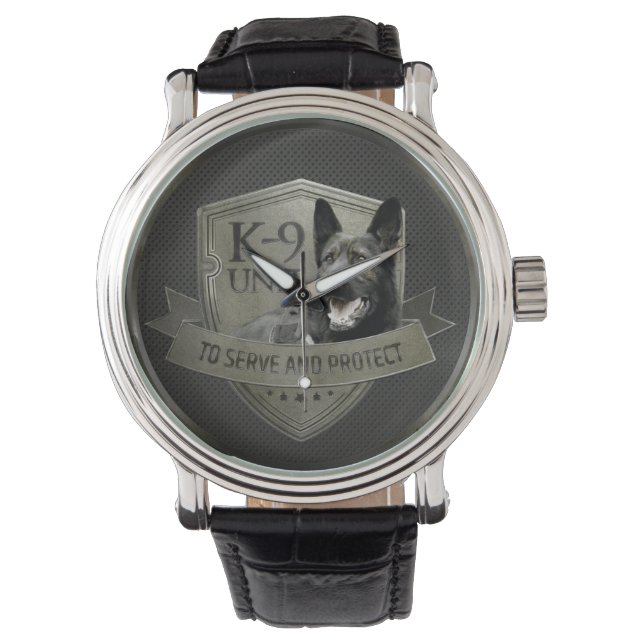 Montre Unité K-9 - Unité de police - Berger allemand (devant)