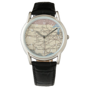 Montre United States Map Ship the Skyway via Air Express