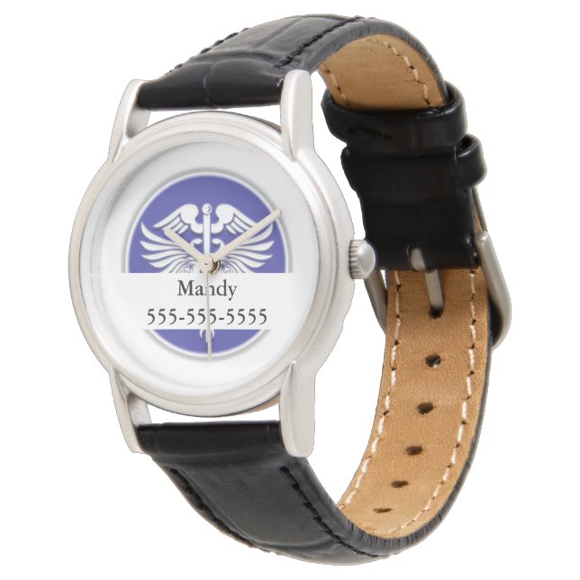 Montre urgence Médicale | Personnaliser (Incliné)
