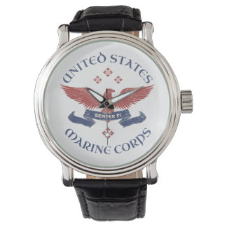 Montre US MARINES Eagle RWB Patriotic Semper Fi