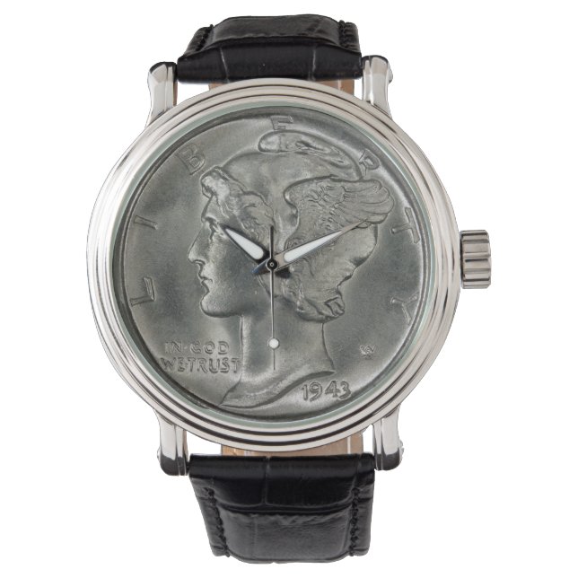 Montre US Mercury Dime (Lady Liberty) Watch (devant)