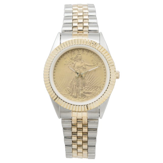 Montre USA Double Eagle St Gaudens 1924 Gold Coin 20$ (devant)