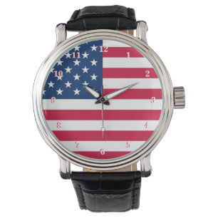 Montre USA Flag Watch Patriotic American