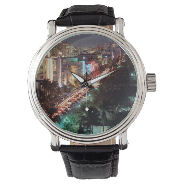Montre USA, Floride, Miami Beach, Ocean Drive, Art Déco 2 (devant)