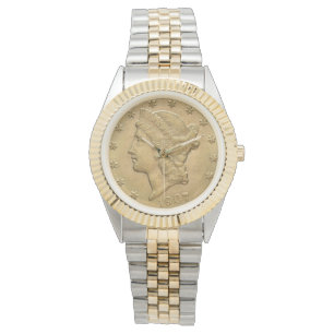 Montre USA Liberty Head Gold Coin 1907 $20