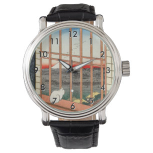 Montre Utagawa Hiroshige - Champs de riz Asakusa