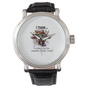 Montre Vache Je pense que je vais me mettre sur les nerfs