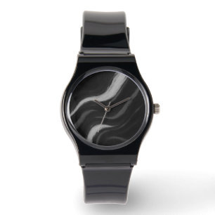Montre Vague de Marbre Sombre