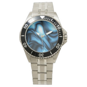 Montre Vague de soie bleue