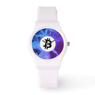 Montre Vague Pourpre Bitcoin