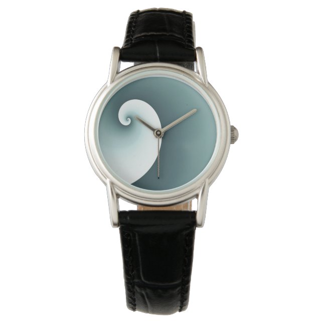 Montre Vague surf Turquoise (devant)