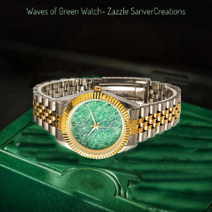 Montre Vagues De Vert