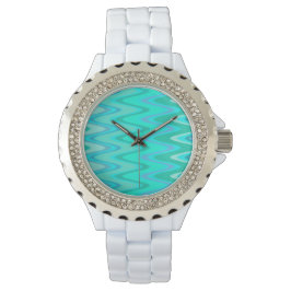 Montre Vagues turquoise