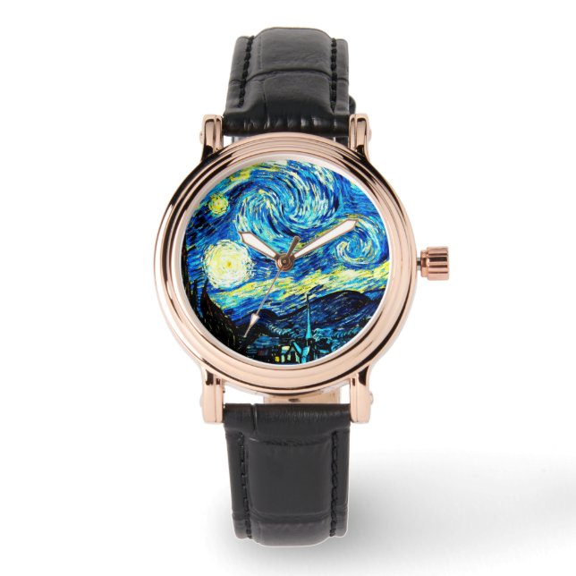 Montre Van Gogh - Nuit étoilée (Recto)