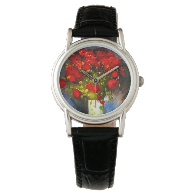 Montre Van Gogh Red Poppies (devant)