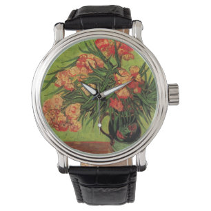 Montre Vase aux Oleanders et livres de Vincent van Gogh