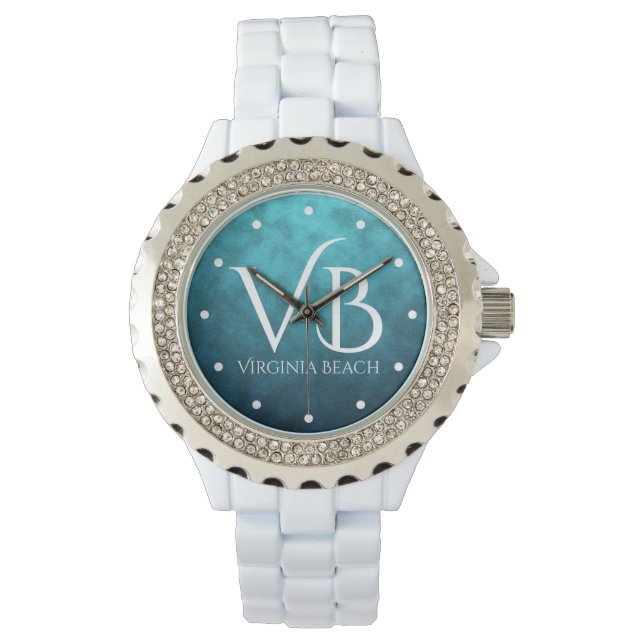 Montre VB Virginia Beach sur Blue Water Arrière - plan (devant)