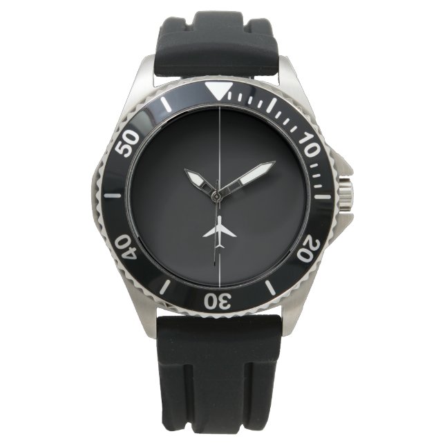 Montre Veille aérienne minimaliste (devant)