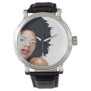 Montre Veille Afro-centrée