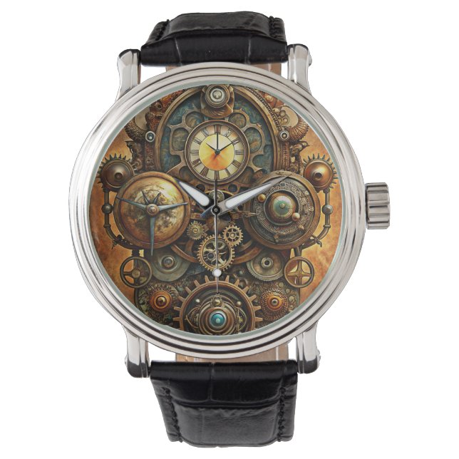 Montre Veille Art Steampunk (devant)