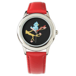 Montre Veille aux oiseaux bleus