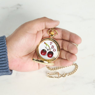 Montre Veille cerise
