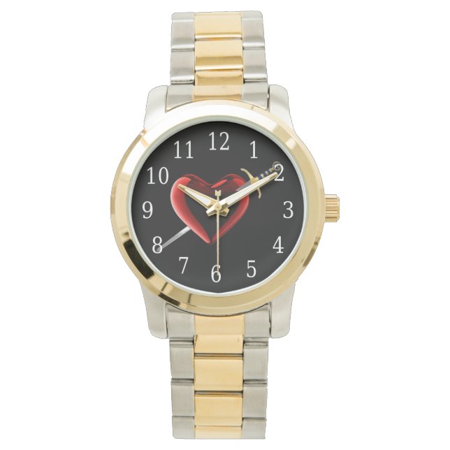 Montre Veille Coeur Et Dagger (devant)