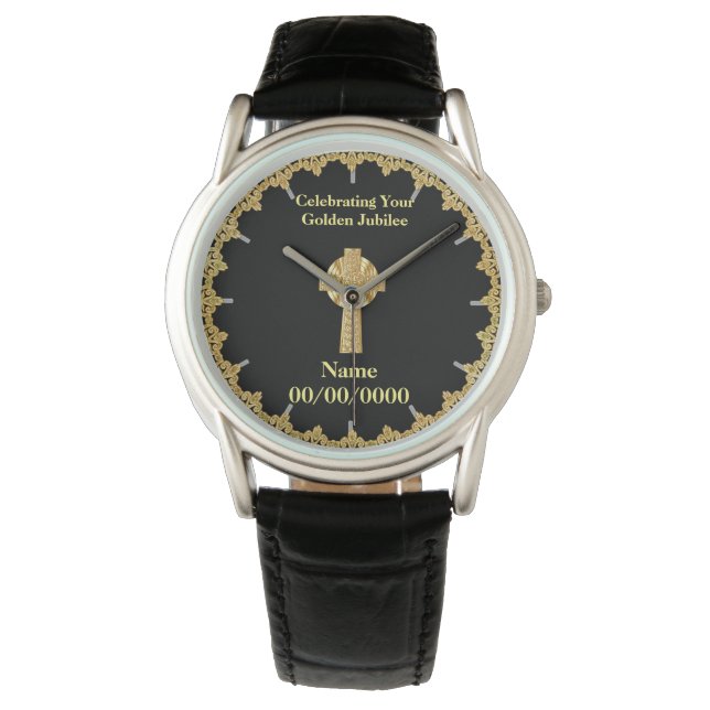 Montre Veille commémorative de l'anniversaire du prêtre C (devant)